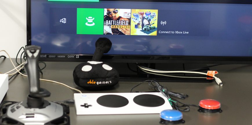 Xbox adaptive controller with switches